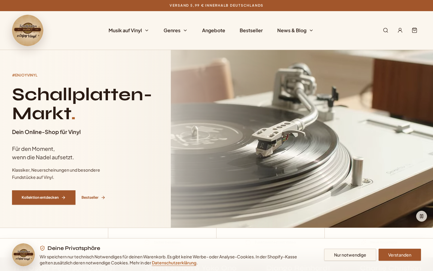 Schallplatten-Markt - Shoperstellung Projekt von München ONLINEagentur